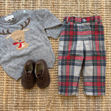 Pantalone tartan base grigio FCCB204PNRR