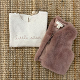 Maglioncino ricamo little star Tiny Soul TS752