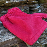 Pink crewneck cardigan newborn Mi Lucero x LA NUVOLA LAB I24064