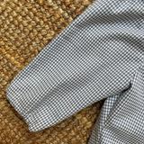 Pantalone in flanella bianco e azzurro Malvi F25N147PNNC