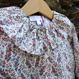 Pink crewneck cardigan newborn Mi Lucero x LA NUVOLA LAB I24064