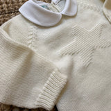 Tutina newborn stella latte Mi Lucero x LA NUVOLA LAB I25274