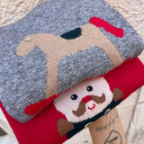 Pullover maglioncino natalizio misto cashmere con intarsio soldatino FCCB211GFLL