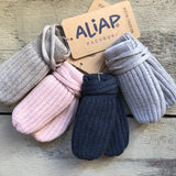 Guanti muffole in pura lana merinos Aliap 4947