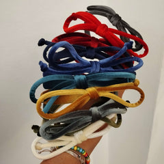 Cerchietto LAB in velluto con fiocco morbido ton sur ton