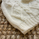 Maglioncino lavorato latte girocollo Mi Lucero x LA NUVOLA LAB I24090