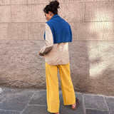 Pantalone donna velluto micro costine Mariella Ferrari