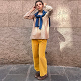 Pantalone donna velluto micro costine Mariella Ferrari