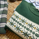 Maglione motivo jacquard misto cashmere Mariella Ferrari MGM11