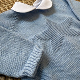 Tutina newborn stella azzurro Mi Lucero x LA NUVOLA LAB I25274