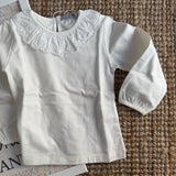Polo colletto sangallo burro Dr Kid DK384