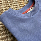 Felpa girocollo blu basic 25BOXSVE