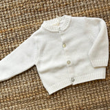 Cardigan latte misto cashmere FCCI119GFLL