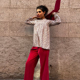 Pantalone donna velluto micro costine Mariella Ferrari