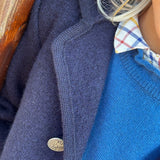 Cappottino giacca doppio petto blu 3203 Marae