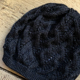 Cappellino cuffietta newborn in pura lana merinos lavorata Aliap 4972