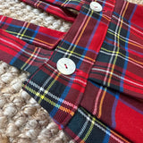 Bermuda con bretelle LAB tartan