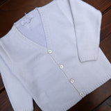 Cardigan scollo V misto cashmere burro Mariella Ferrari MGM11
