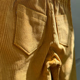 Pantalone LAB unisex velluto a coste senape