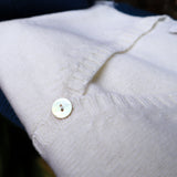 Cardigan scollo V misto cashmere burro Mariella Ferrari MGM11