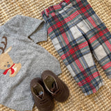 Pantalone tartan base grigio FCCB204PNRR