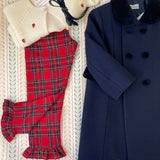 Pantalone LAB Cinzia tartan rouches