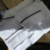 Polo LAB Alberto colletto tondo profilato blu