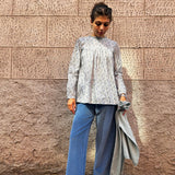 Camicia donna in tessuto Liberty Mariella Ferrari