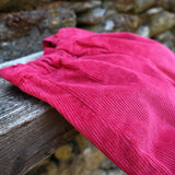 Pink crewneck cardigan newborn Mi Lucero x LA NUVOLA LAB I24064