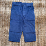 Pantalone velluto blu 25SIMCTNI