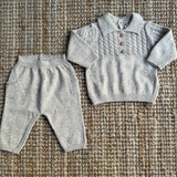 Completo spezzato polo moulinè beige Dr Kid DK137