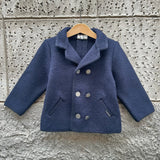 Cappottino giacca doppio petto blu 3203 Marae