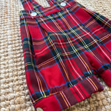 Bermuda con bretelle LAB tartan