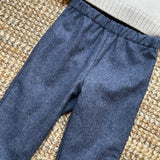 Pantalone spigato blu a sigaretta La Mascot 542102263