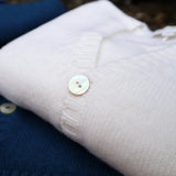 Cardigan scollo V misto cashmere burro Mariella Ferrari MGM11