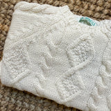 Maglioncino lavorato latte girocollo Mi Lucero x LA NUVOLA LAB I24090