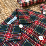 Camicia LAB Nicolò tartan rosso e verde