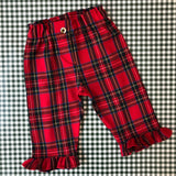 Pantalone LAB Cinzia tartan rouches