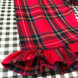 Pantalone LAB Cinzia tartan rouches
