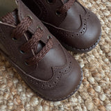 Scarpe pelle stringata testa di moro B2917