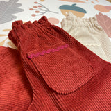 Pantalone LAB Giulietta in velluto ruggine