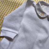 Tutina LAB colletto rotondo con ricamo pulcini