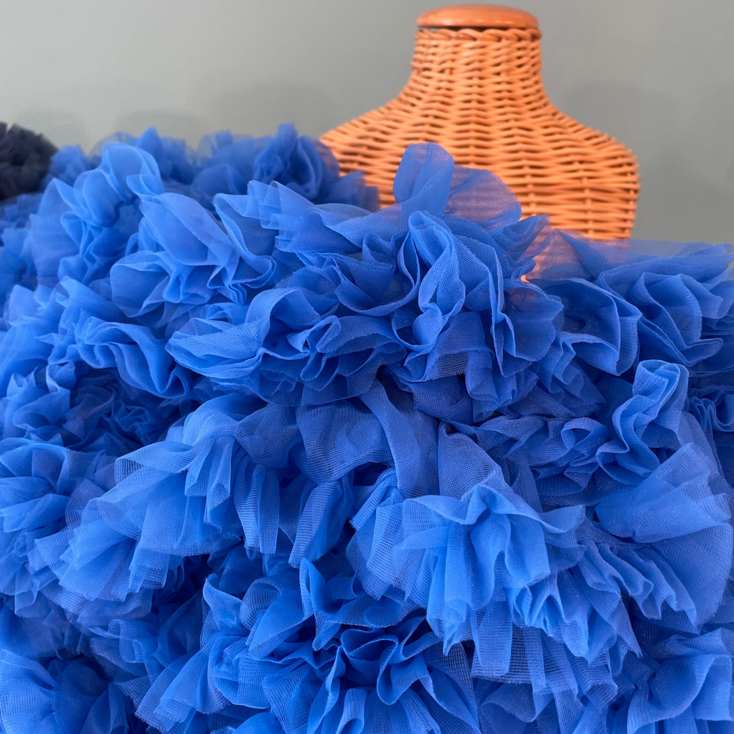 Gonna Tutù Tulle Blu Elettrico