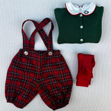 Bloomers con bretelle LAB tartan
