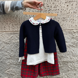 Pantalone palazzo LAB Ginny in tartan con pences