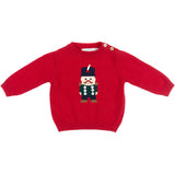 Pullover maglioncino natalizio misto cashmere con intarsio soldatino FCCB211GFLL