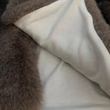 Cappottino ecopelliccia tortora 564101367 La Mascot