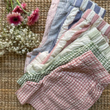 Shorts vichy verde e bianco Pigeon 26SUMSHC
