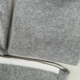 Completo misto cashmere grigio chiaro profilo latte FW24LU24MA + FW24LU24PA