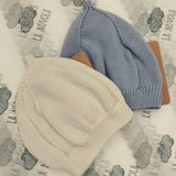 Cappellino cuffietta newborn in pura lana merinos Aliap 4127